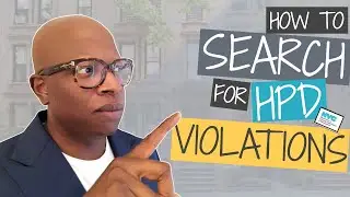 HPD Violations - How to Search for HPD Violations on a Property