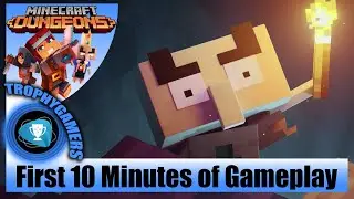 Minecraft Dungeons First 10 minutes Walkthrough Part 1 - Character Selection & Squid Coast Mission