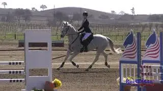183S Isabella Degner on Riley's Life JR Novice Show Jumping Twin Rivers Ranch Feb. 2021