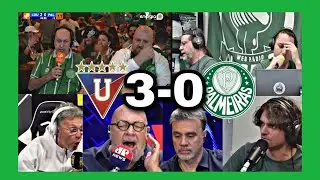 MEJORES REACCIONES DE PALMEIRENSES al LIGA DE QUITO 3-0 PALMEIRAS