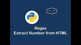 regex extract number from html in python 😀