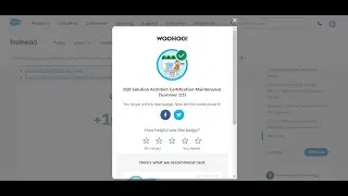 B2B Solution Architect Certification Maintenance (Summer '23) || Trailhead Salesforce #2024