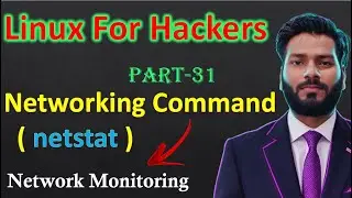 Networking Command in Linux using 𝐧𝐞𝐭𝐬𝐭𝐚𝐭 | Linux Commands Tutorial 2025 #hindi