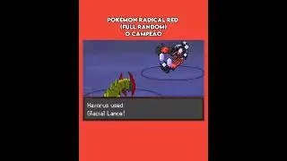 pokemon radical red (Full random) - O campe&atilde;o #pokemon
