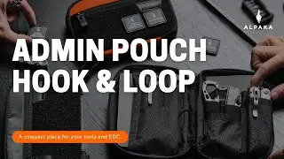 ALPAKA Admin Pouch Hook & Loop