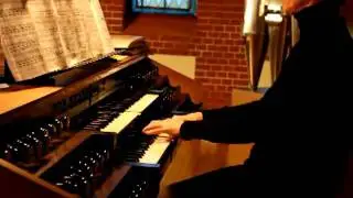 Bodil Fagerheim playing - Tu es petra - Henri Mulet - St. Johannes church, Stavanger - Norway