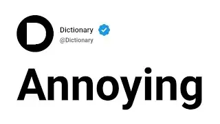 Annoying Meaning In English