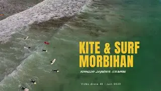 DRONESURFING | Morbihan, kitesurf &agrave; Kerhillio | Dji 4K