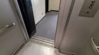 Vintage Otis Hydraulic Elevator @ Building B - Red River College, Winnipeg, MB