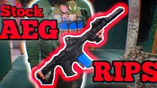 This Lancer Tactical M4 SHREDDED VIP Airsoft
