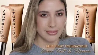 GIVENCHY Teint Couture CITY BALM BLUE LIGHT LUXURY FOUNDATION 14HR Wear Test Review DRY MATURE SKIN