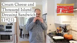 Cream Cheese and Thousand Island Dressing Sandwich (1925) on Sandwiches of History⁣