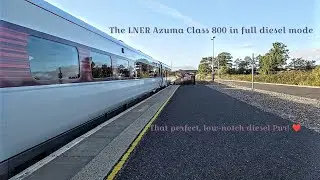 The Class 800 sounds absol&uacute;tely AMAZING in diesel mode! 🔥 - Departure -