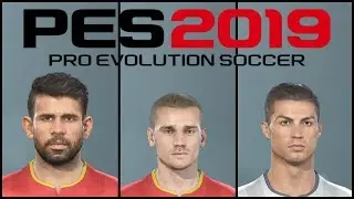 PES 2019 - Como Est&atilde;o As Faces