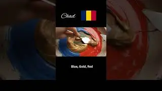 🇹🇩 Chad Flag Mix Color | Beautiful Flag Blend Effect