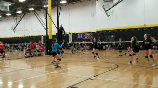 Kennedy's kill in volleyball