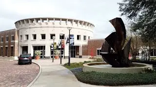 Orlando Walk: Loch Haven Park, Orlando Science Center & Museum of Art &middot; Florida USA 4K