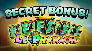 *EXTREMELY RARE* 5 SCATTER BONUS ON LE PHARAOH!!!
