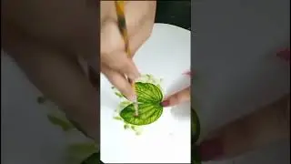 I tried making leaf skeleton #shorts #viral #trending