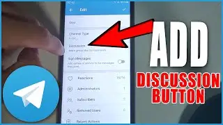 How to Add Discussion Button on Telegram Channel
