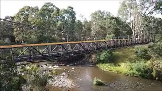 Main Yarra Trail Suspension Bridge