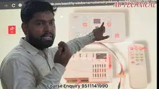🔴📌📌Window Ac with Universal PCb wiring ||Window Ac wiring full Practical ||Mi Technical institute 