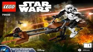 LEGO Constraction Star Wars SCOUT TROOPER & SPEEDER BIKE 75532 #1