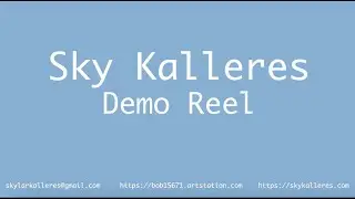 Animation and Modeling Demo Reel