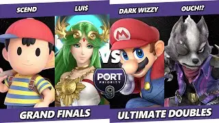 Port Priority 9 GRAND FINALS - Scend & Lui$ Vs. Dark Wizzy & Ouch!? - Smash Ultimate - SSBU