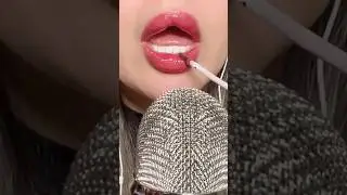 ASMR | lip gloss mouth sound #lipgloss #satisfying #asmrlipgloss #tingles #sleepsounds