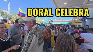 ASÍ CELEBRO EL DORAL  LA CAIDA DE MADURO