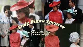 Lady Diana Spencer at Soames Wedding | June 4, 1981
