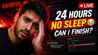 🔴 LIVE 24 Hour Coding Challenge… No Sleep, Just Code | PART - 1 #coding #livecoding #programming