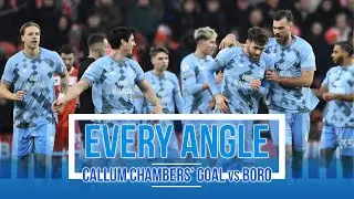 EVERY ANGLE | CALUM CHAMBERS' GOAL vs MIDDLESBROUGH
