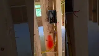 Bathroom rough electric #diy #construction #build #electrician #inspectiontherapy #inspectedaccepted