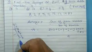 Find the average of first 9 prime numbers