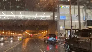 Toronto 4K Night Drive December 2022 ☃️ Top Christmas Songs of All Time🎄1 Hour Playlist