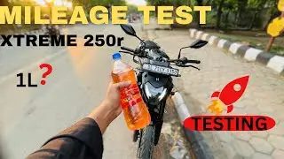 MILEAGE TEST OF HERO XTREME 250R AFTER 1ST SERVICE 😱