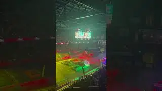 Demo Derby Hot Wheels monster truck crushing cars 8/26/23 live at Ontario CA  #monstertruck #truck
