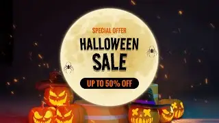 Free Spooky Halloween Sale Promo Video Template (Customizable) - FlexClip