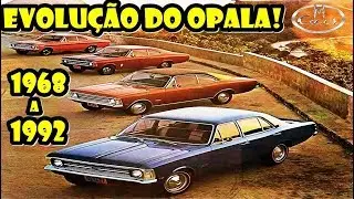 Todas as vers&otilde;es do Chevrolet opala 1968 a 1992