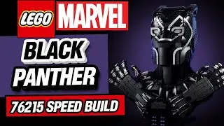 Lego | Marvel | The Black Panther | Speed Build | ASMR | 76215