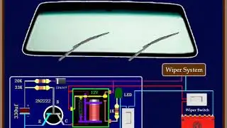 Wiper Timer with 1 Transistor