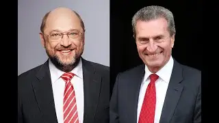Dialogforum Wirtschaft mit G&uuml;nther H. Oettinger und Martin Schulz - Moderation: Matthias Machnig