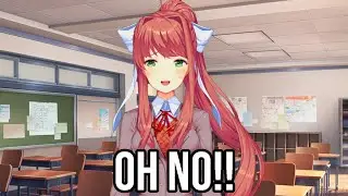 Monika is Nervous!!!! (DDLC MOD Bad Memories) Part 1