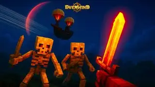 Minecraft Meets Skyrim! -  My First Adventure in Everwind