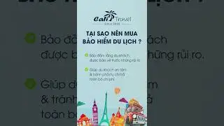 CALI TRAVEL I TẠI SAO N&Ecirc;N MUA BẢO HIỂM DU LỊCH ?