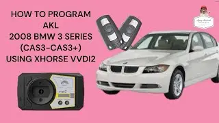 HOW TO PROGRAM A KEY FOR 2008 BMW 3 SERIES USING XHORSE VVDI2 IN ALL KEYS LOST