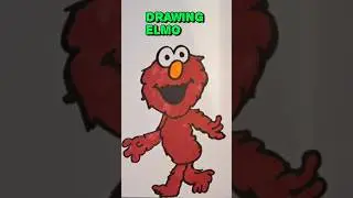 How To Draw Elmo (Easy & Cute)