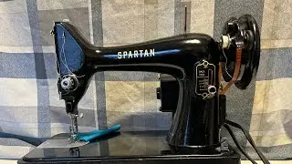 Spartan Vintage Sewimg machine cleaning & oiling tutorial video ￼